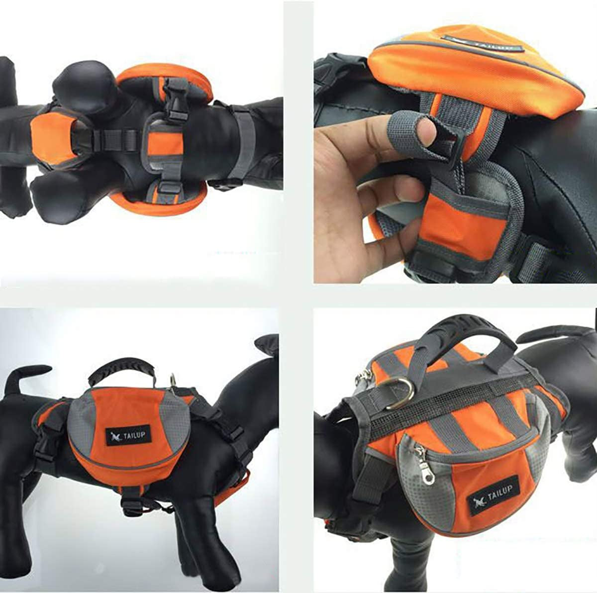 Dog Pack Travel Camping Saddle Bag for Small & Medium