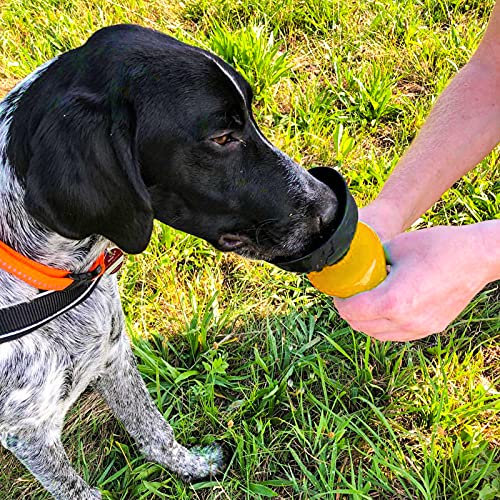 lesotc Upgraded Dog Water Bottle Foldable,Portable Dog Water Dispenser,Leak Proof Pet Water Bottle for Dogs,Dog Travel Water Bottle for Outdoor Walking,Hiking,Travel,BPA Free,Lightweight