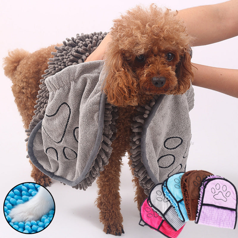 Pet Super Absorbent Microfiber Bath Towel