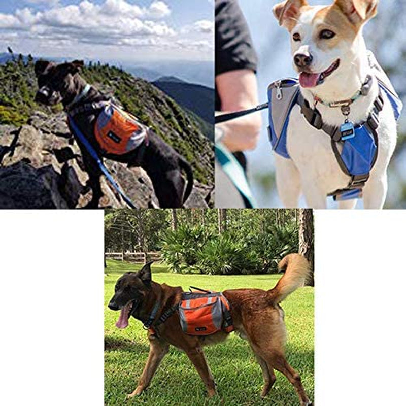 Dog Pack Travel Camping Saddle Bag for Small & Medium