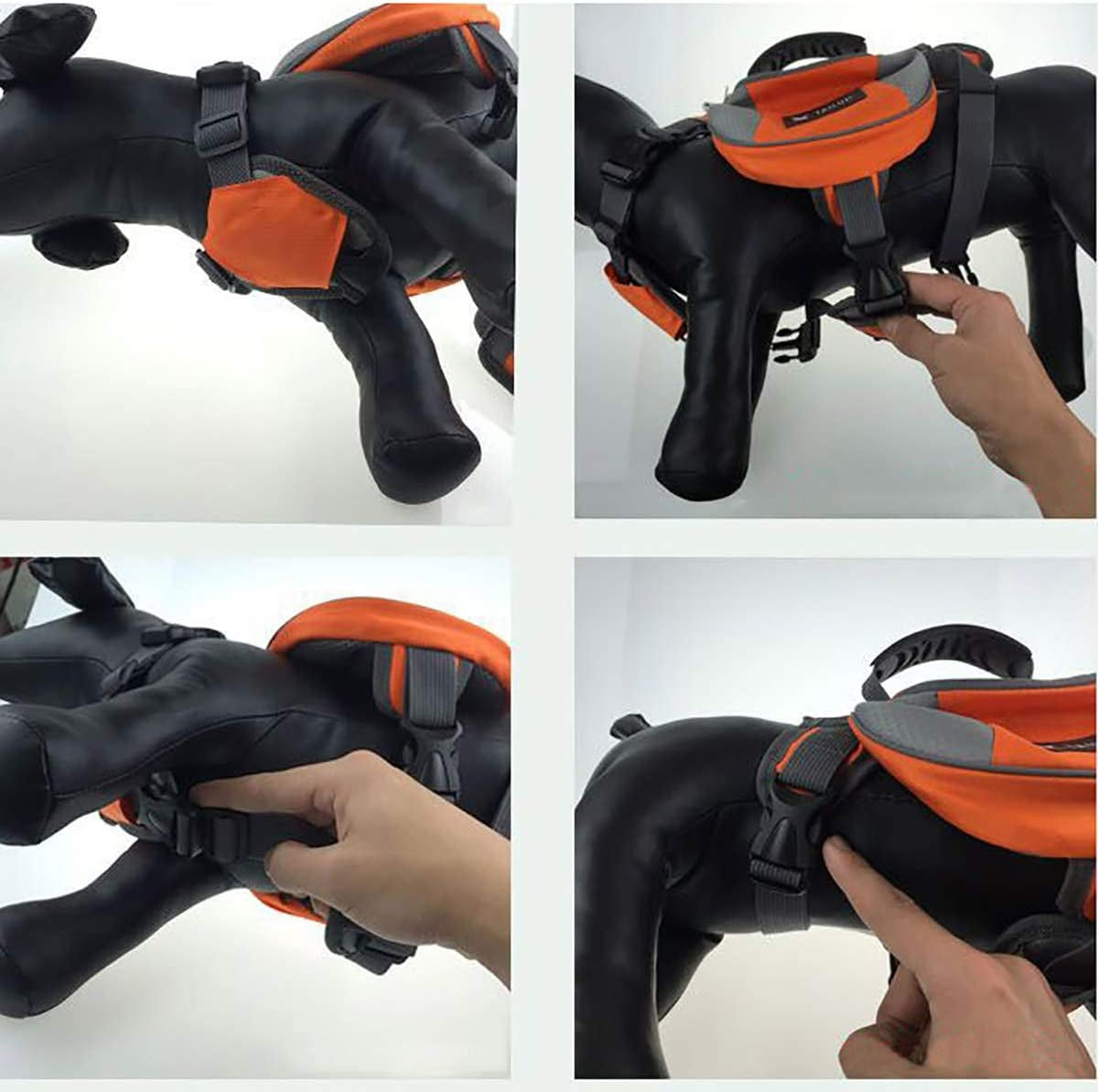 Dog Pack Travel Camping Saddle Bag for Small & Medium