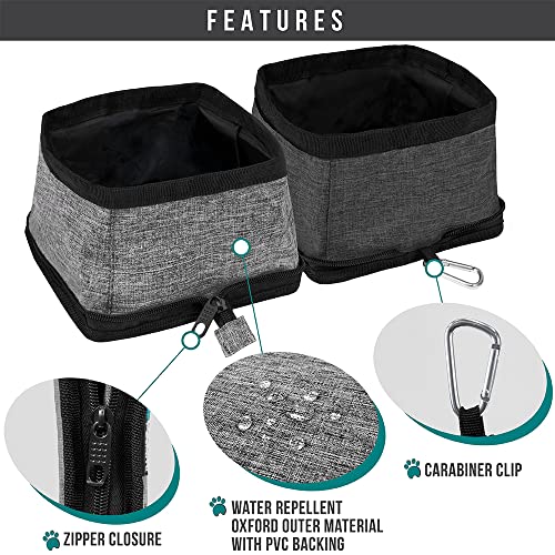 Collapsible Dog/Cat Bowl Set