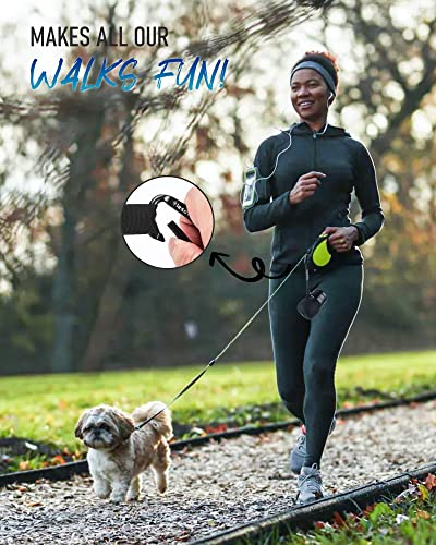 lesotc Upgraded Dog Water Bottle Foldable,Portable Dog Water Dispenser,Leak Proof Pet Water Bottle for Dogs,Dog Travel Water Bottle for Outdoor Walking,Hiking,Travel,BPA Free,Lightweight