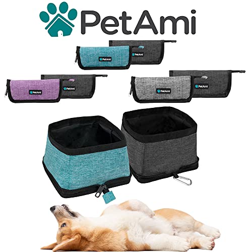 Collapsible Dog/Cat Bowl Set